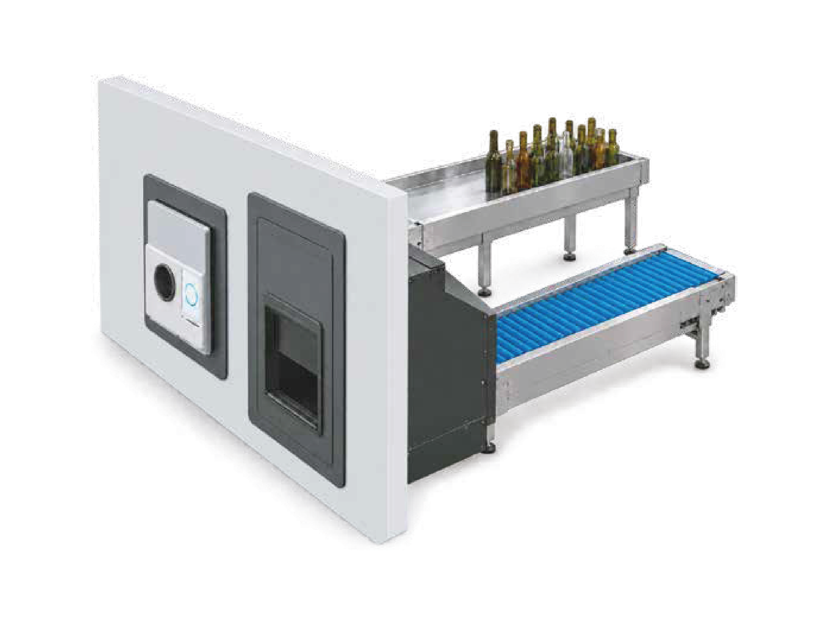 Side-by-side crate unit